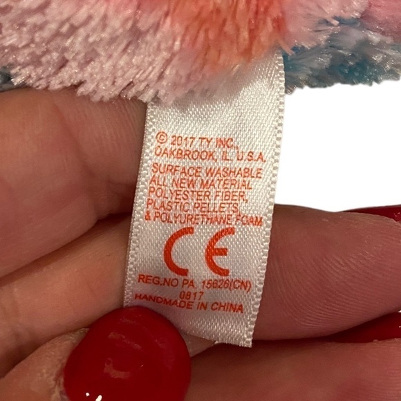 Easter 2017 Ty Silk Beanie Boo Lollipop Multi Color Stuffed Animal. - Picture 12 of 16